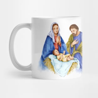 Nativity Painted Scene Mug